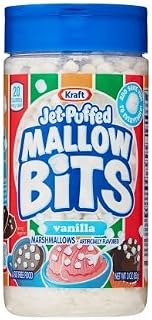 Kraft Jet-Puffed Mallow Bits Vanilla Marshmallows (Pack of 4)