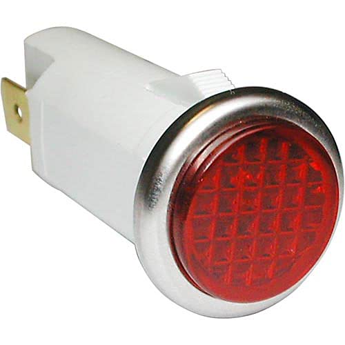 Exact FIT for ACCUTEMP Signal LIGHT1/2-INCH RED 250V - Replacement Part by by Mavrik – Model AT0E-1800-5