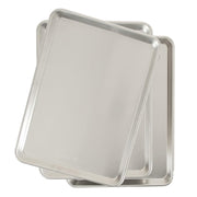 +Naturals® Baker's Half Sheet 3 Pack by Nordic Ware – 17.88x12.88x1.06 inches, Aluminum, Silver, Pack of 3, Model 12407M