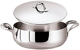 PADERNO Sambonet - Casseruola Bassa 2 M Cm 24 C/Cop Kikka INOX