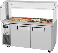 Turbo Air 2-Door Sandwich Salad Prep Table 15-CU.ft. JBT-60-N