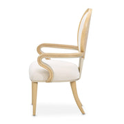 Camellia Field Brown Dining Arm Chair Set of by Michael Amini – Solid; Manufactured Wood, Caramel, Model N9090004-134