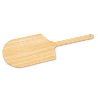 Glownary Wooden Pizza Peel – 20 x 21.875 Inch Rectangular Blade with 21 Inch Handle, Non-Perforated Tapered Design, 42 Inch Total Length