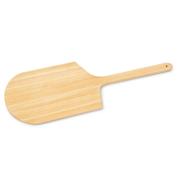 Glownary Wooden Pizza Peel – 20 x 21.875 Inch Rectangular Blade with 21 Inch Handle, Non-Perforated Tapered Design, 42 Inch Total Length