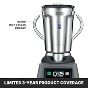 Waring SS Container | Blade and Lid / 1-Gallon / Silver Blender Replacement Parts