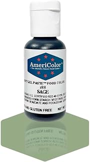 AmeriColor Sage, 0.75 Ounce Bottle, Soft Gel Paste Food Color