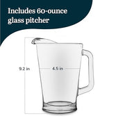Libbey Large Glass / 60 Ounces / Glass Pitcher Jugs
