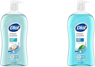 Dial Body Wash Coconut Water & Spring Water Scents 32 fl oz (2-Pack)