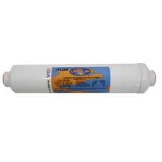 GAC & Phosphate Inline Water Filter Cartridge by Omnipure – 1 Count (Pack of 1), Activated Carbon, Model K2586-BB-6 OZ.