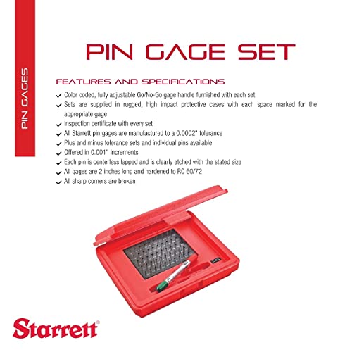 Starrett 5.5"L x 4.4"W x 3"H / Industrial / 1 Pin
