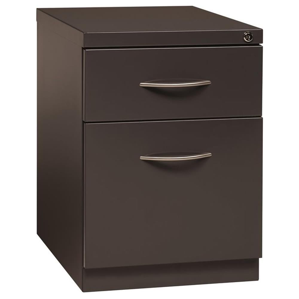 Hirsh Industries Charcoal / Modern / 21.75" H X 15.00" W X 19.88" D Mobile File Cabinets