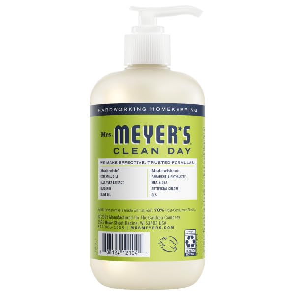 CLEAN DAY Liquid Hand Soap Variety Pack (Lemon Verbena) by Mrs. MEYER'S – 58 Fl Oz (Pack of 1)