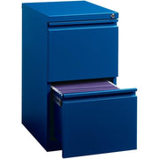 Hirsh Industries Blue / Modern / 27.75" H X 15.00" W X 19.88" D Mobile File Cabinets