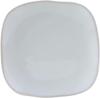 Tuxton China GAA-501 Plate, 9", square, microwave & dishwasher safe, oven proof, fully vitrified, lead-free, ceramic, TuxTrendz, Artisan, Agave, Pack of 12