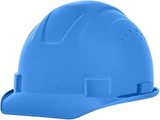 Jackson Safety Advantage Front Brim Hard Hat, Non-Vented, 4-pt. Ratchet Suspension, Blue, 20202