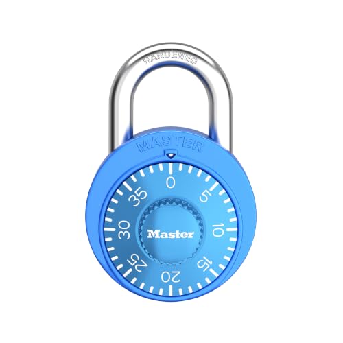 Master Lock Blue / 1 / 1 Pack Combination Padlocks