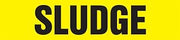Accuform RPK639SSD Self-Stick "Sludge" Pipe Marker for 2-1/2" to 6" OD Pipe, Black on Yellow, 2-1/2" H x 12" W