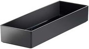 Cal-Mil 1397-13M Tray for Ice Housings for The Ultimate Salad Bar, 3" Height, 7" Width, 20" Length, Melamine, Black (Pack of 2)