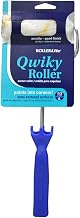 RollerLite 412-CR050Qpaint-Rollers 4" x 1/2" NAP White Velvet Woven Fabric Mini Roller Assembly with A 12" Frame Provides A No-Shed Result for Interiors Where Finish Matters Most