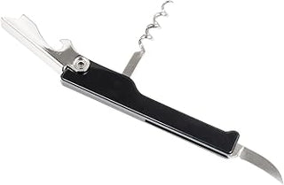 American Metalcraft Waiter's Black Plastic Corkscrew