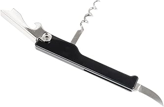 American Metalcraft Waiter's Black Plastic Corkscrew