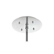 Vera 38 Light Pendant by Lighting Design – Metal, Clear, Model 2550D48C