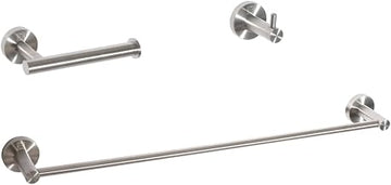 Freya 3-Pc Stainless Steel Hardware Set in Nickel