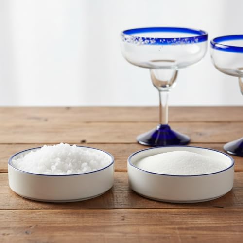 10 Strawberry Street Stacking Salt Rimmer Set / Talavera Blue / 1 Serveware Accessories