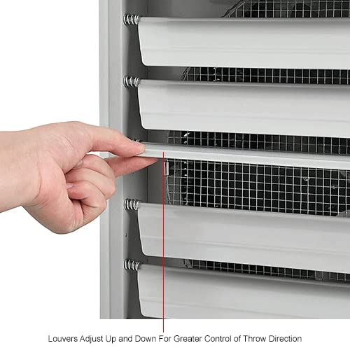 Vertical Or Horizontal Downflow Unit Heater by Global Industrial – 13.75"L x 19"W x 21.44"H, Alloy Steel, White, Model PU-20483