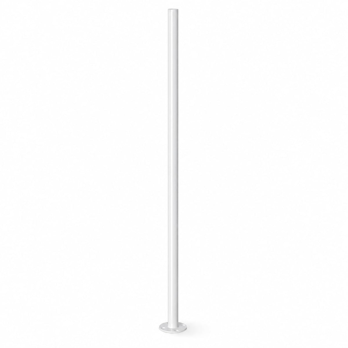 Glownary Inner Leg for Steel Series 10' Canopies – White Steel