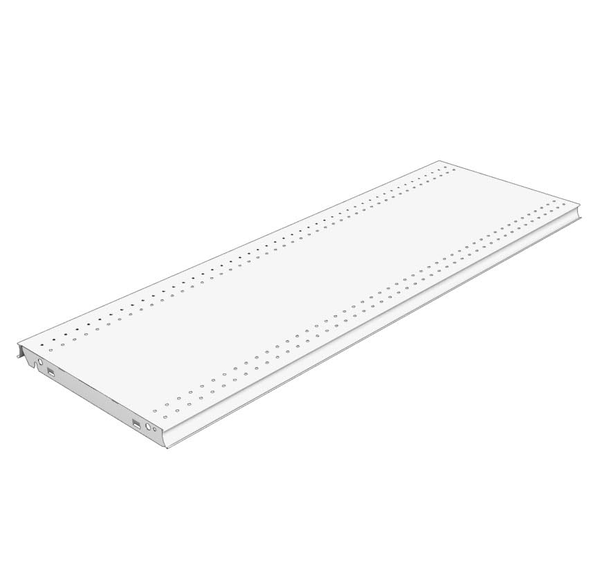 Base Deck 2' W x 31" D PLT Platinum by Lozier – 31" D, Alloy Steel, Platinum, Model SD231N.PLT
