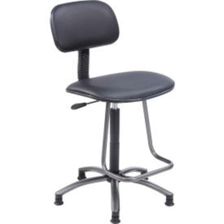 Production Stool by Global Industrial – Vinyl, Black, Model 600DBK