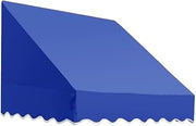 AWNTECH 10.38 FT. SAN Francisco Fixed Awning 124.5 in. W X 24 in. H X 42 in. D Acrylic Fabric in Forest/White Stripe SF2442-10FW