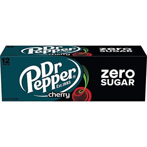 Dr Pepper Zero Sugar Cherry / 12 Fl Oz (Pack of 24) / 1 Soft Drinks