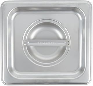 Royal Industries Solid Sixth-Size Steam Table Pan, 6 7/8" L x 6 1/4" W, Stainless Steel, Commercial Grade - NSF Certified
