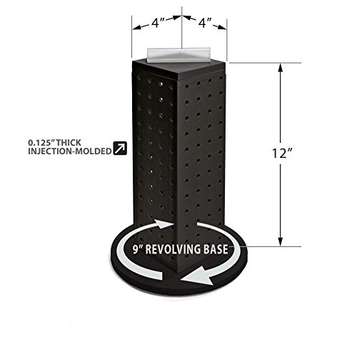 Azar Displays Black / Pegboard only / 1 Panels & Units