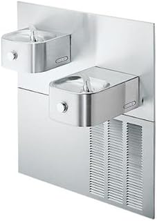 Elkay ERFPM28FK Stainless Steel Bi-Level Wall Mount Drinking Fountain
