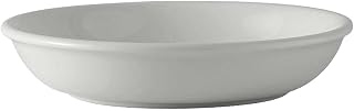 Tuxton China BWD-0842 Pasta Bowl, 24 oz., 8-1/2" Diameter x 1-3/4"H, Round, Microwave and Dishwasher Safe, Oven Proof, Fully Vitrified, Ceramic, DuraTux, White, Pack of 12
