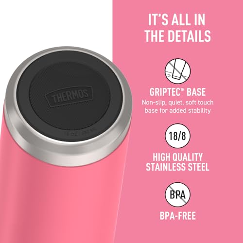 THERMOS 18 Ounces / Hot Pink / Straw Thermoses