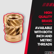 E-Z LOK 100 / One Size / Gold Nut Inserts