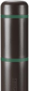 BollardGard 7" x 72" Bollard Cover Brown - Innoplast (Brown Green Tape)