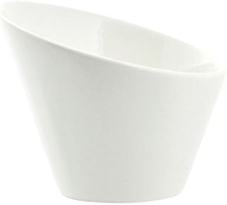 10 Strawberry Street Whittier 4.75"/5 Oz Tall Slant Bowl, Set of 6, White