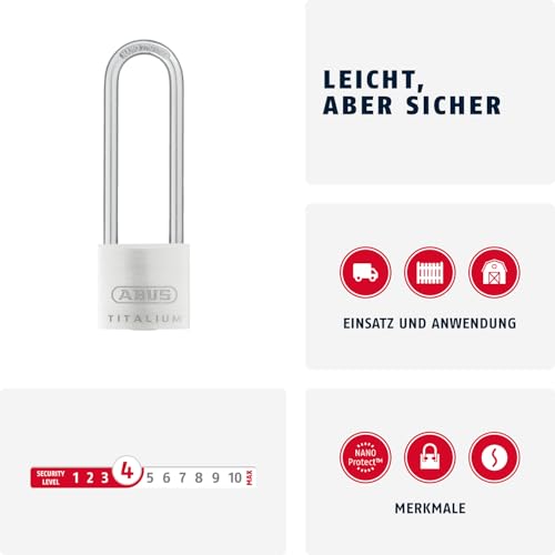ABUS Single / 30mm /Bügelhöhe 60mm / Modern Keyed Padlocks