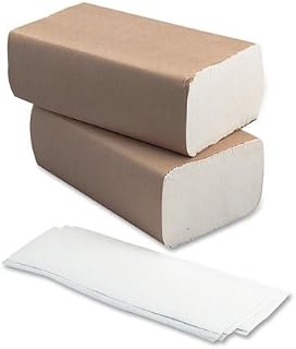 Papernet Wholesale CASE of 5 - Stefco 1-Ply Multifold Paper Towels-Multifold Paper Towel, 1-Ply, 250SH/PK, White