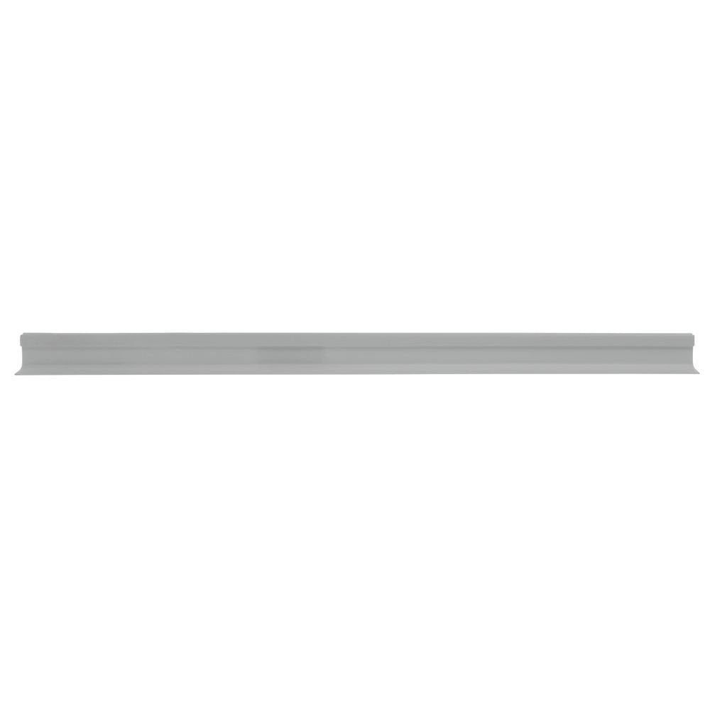 Divider for Parsley Runner Without Aluminum Support White Plastic"T" Shape - 30"L x 1 1/2"H by JET PLASTICS – Aluminum, Model UH-W-1.5-30