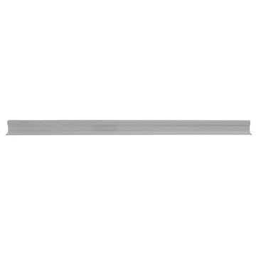 Divider for Parsley Runner Without Aluminum Support White Plastic"T" Shape - 30"L x 1 1/2"H by JET PLASTICS – Aluminum, Model UH-W-1.5-30