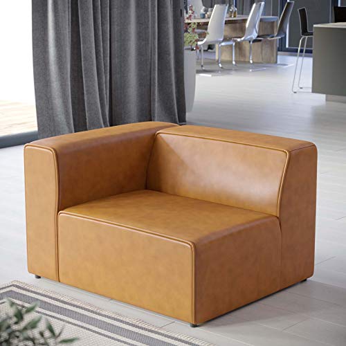 Modway Tan / Contemporary / Left-Arm Chair Sofas & Couches