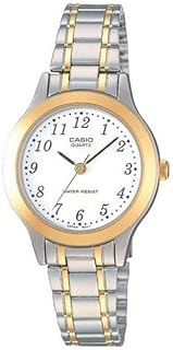 Casio LTP-1128G-7B Two-Tone White Dial Quartz Watch