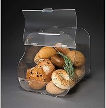 Rosseto BAK1203 Countertop Bakery Display Bin - Stackable, 11x11x12" Acrylic, Clear