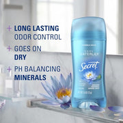 Secret Cool Waterlily / 2.6 Ounce (Pack of 3) / 3 Antiperspirant Deodorant